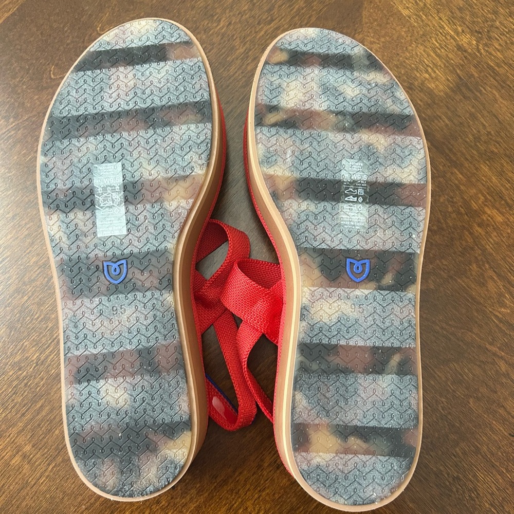 Rothy’s Stylish Red Platform Sandals - Picture 9 of 10